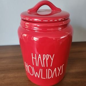 - NWT Rae Dunn Happy Howlidays‎ Canister